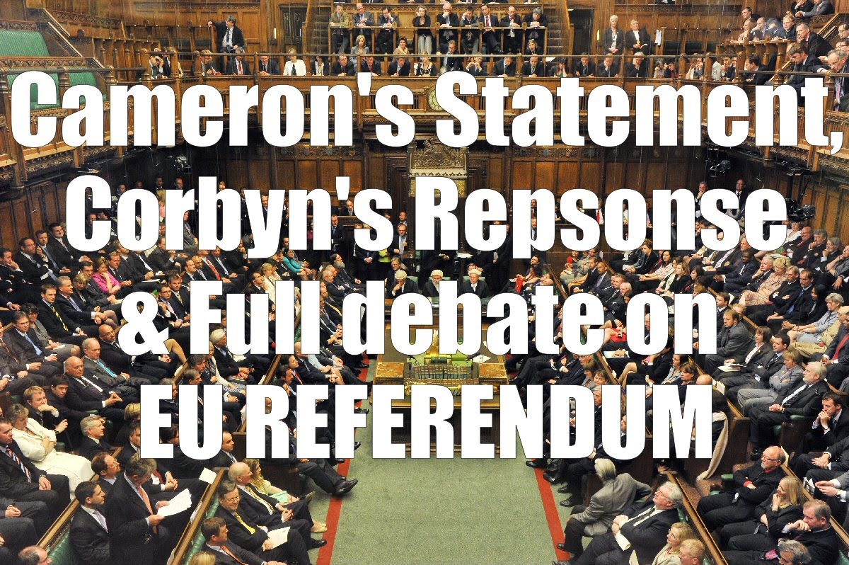 The Debate in British Parliament on Brexit including the intervention of Jeremy Corbyn