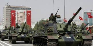 Discussing the role of Turkish army