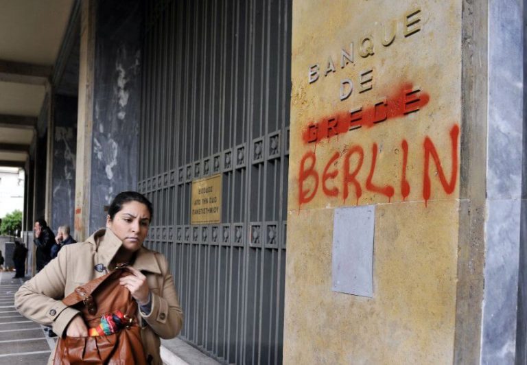 Greece captured in death spiral