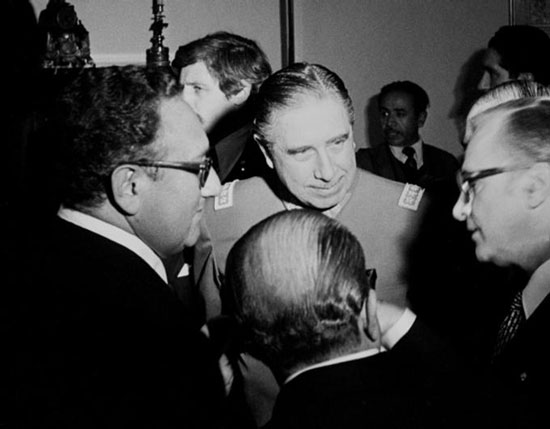 Kissinger assasinates Allende inaugurating neoliberalist era