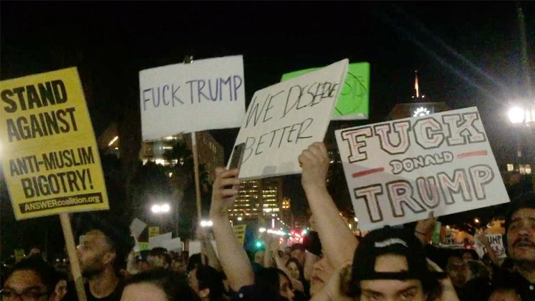 Anti-Trump Protests Spread to States Where Trump Overwhelmingly Won