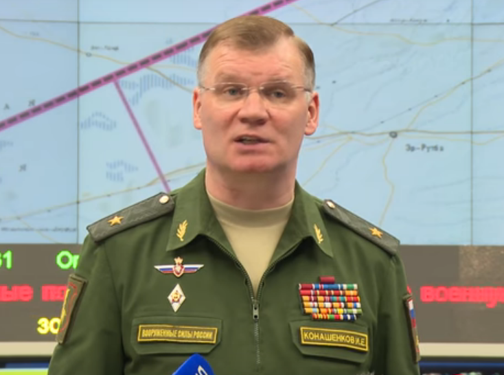 The official version by the Russian Defense Ministry of the attack on Syria