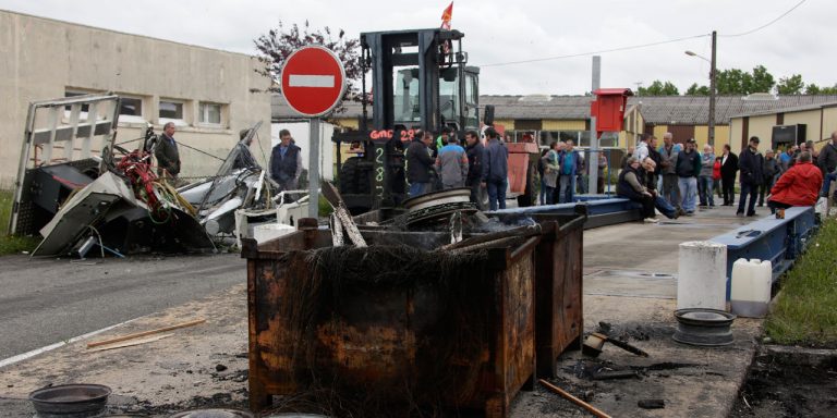 French auto parts workers at GM&S threaten to blow up plant to block closure