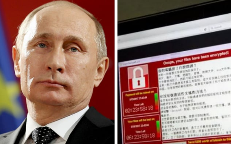 Vladimir Putin blames U.S. for global cyber attack