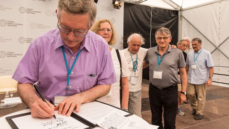 A group of Nobel Laureates have signed a declaration calling for urgent action on climate change