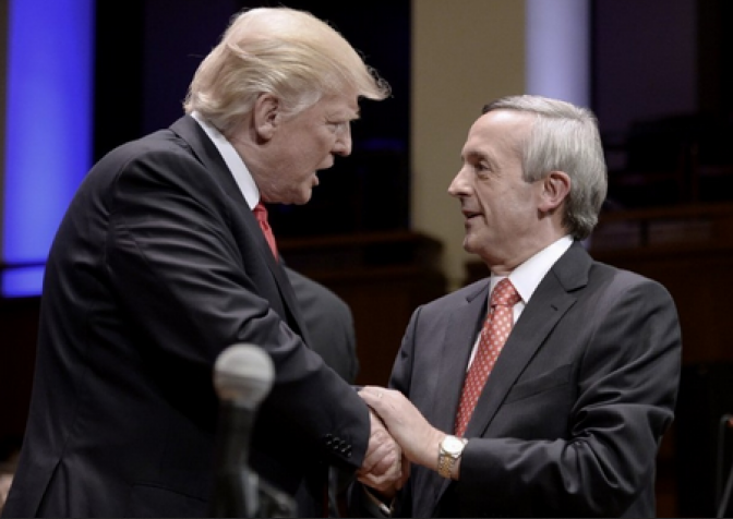 Evangelical adviser Robert Jeffress says Trump has God’s authority to ‘take out’ Kim Jong Un
