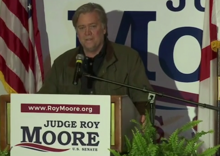Bannon beat Trump in Alabama (kind of)