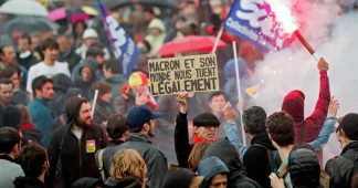 France strikes: Workers stage mass protests at Macron’s plans to weaken labour laws