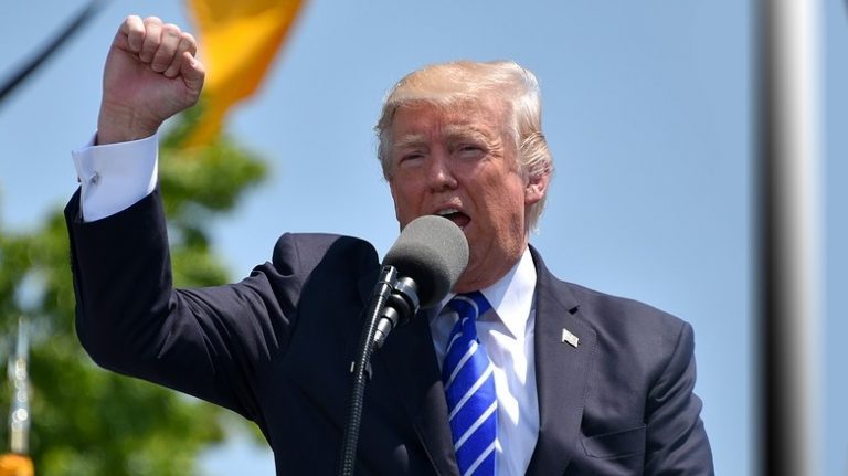 Trump threatens North Korea with “effective and overwhelming” military force
