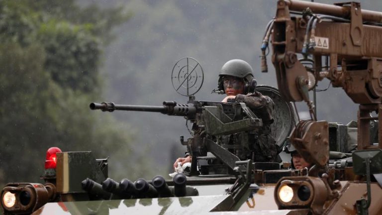 Korean peninsula draws range of military drills in show of force against North Korea