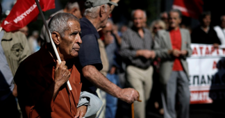 Greek Pensioners Take to Athens Streets to Protest Cutbacks