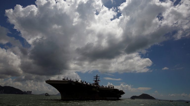US warship approaches Korean Peninsula for drills with South Korea