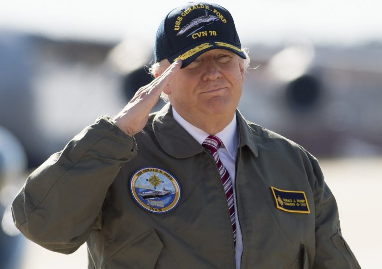 Surrounded by generals, Trump remarks on “the calm before the storm”