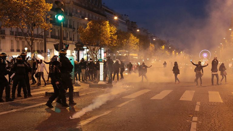 Libya – destroyed by France and NATO. Demonstration against slavery