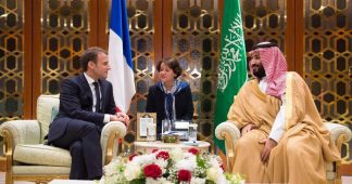 Macron Backs Saudi Drive for War