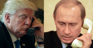 ‘We’re talking strongly about bringing peace to Syria’: Trump after hour-long phone call with Putin