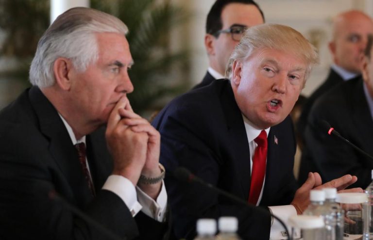 Trump says unsure if Tillerson will remain secretary of state