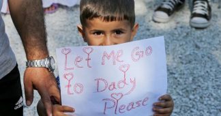 Trauma for migrant children stranded in Greece