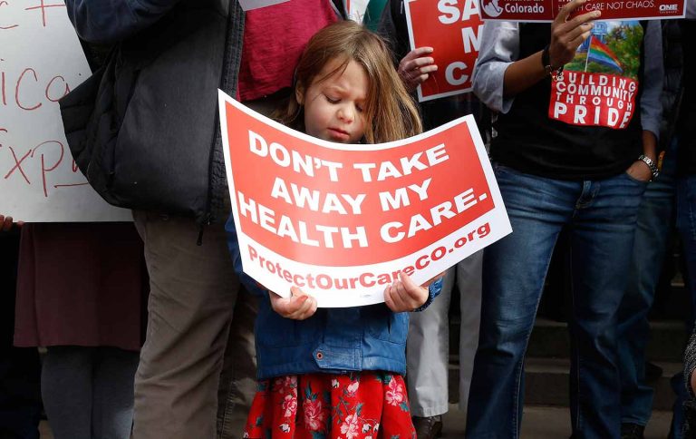 Health care threatened for nine million low-income US children