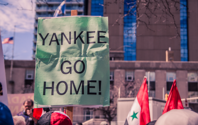 US Coalition out of Syria now!