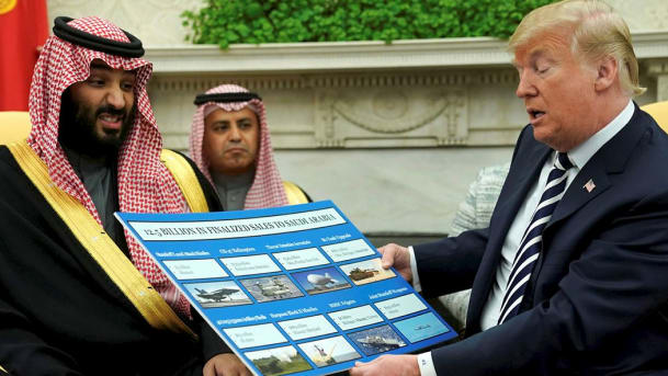 Saudi Crown Prince ‘Humiliated’ by Trump’s Oval Office Boast of Arms Sales