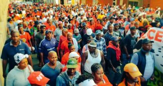 Thousands of workers in South Africa will go on a general strike tomorrow