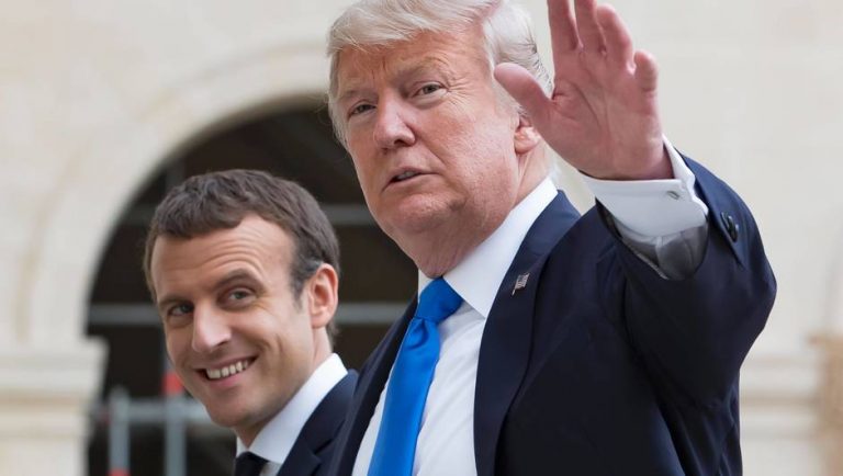 In Washington, Macron calls for renegotiation of nuclear deal with Iran