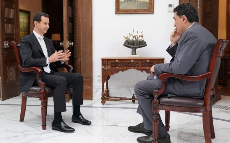 Chemical attack accusations ‘fake,’ Assad tells Kathimerini in exclusive interview