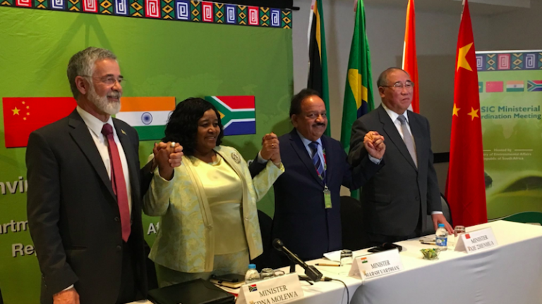 BRICS Environment Ministers reaffirm commitment to Paris Agreement and urge developed countries to continue taking the lead on climate actions