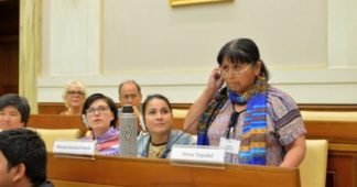 Two social indigenous leaders traveled to Italy invited by the Vatican