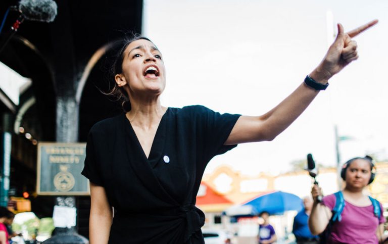 Ocasio-Cortez Suggests ‘Powerful People Trying to Bribe’ Trump Into Iran War