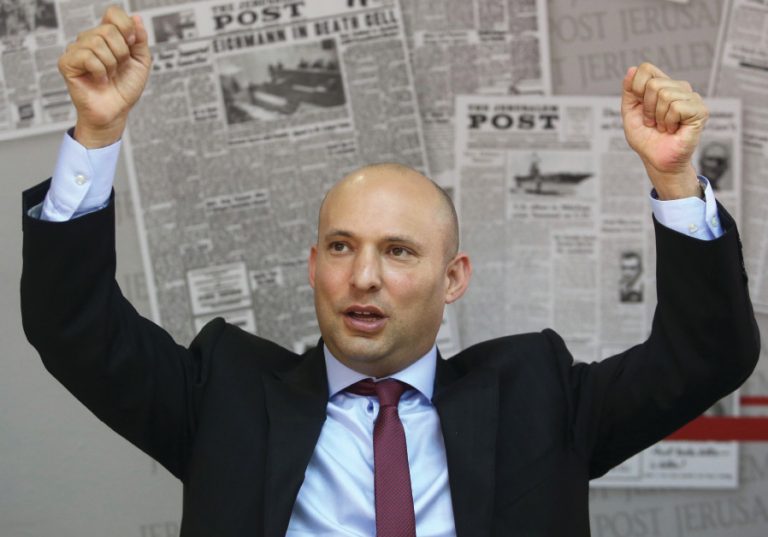 Bennett threatens to quit government if Palestinian state established