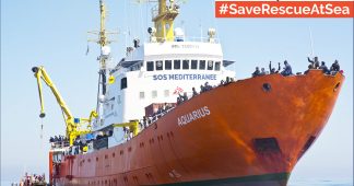 Sauvons l’Aquarius et le sauvetage en mer