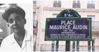 Merci à Maurice Audin, assassiné en juin 1957 en Algérie