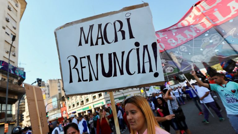 Argentina’s Macri responds to fourth general strike with yet another IMF package