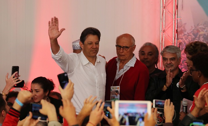 Haddad: PT Will Fight for Social Unification of Brazil