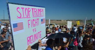 Protests hit mass detention of immigrant children in Texas tent camp