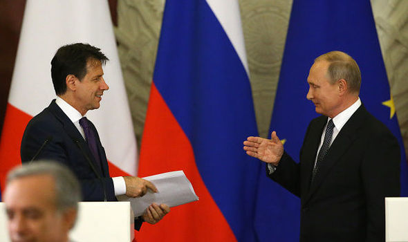 The Stone Guest at the table with Italy and Russia