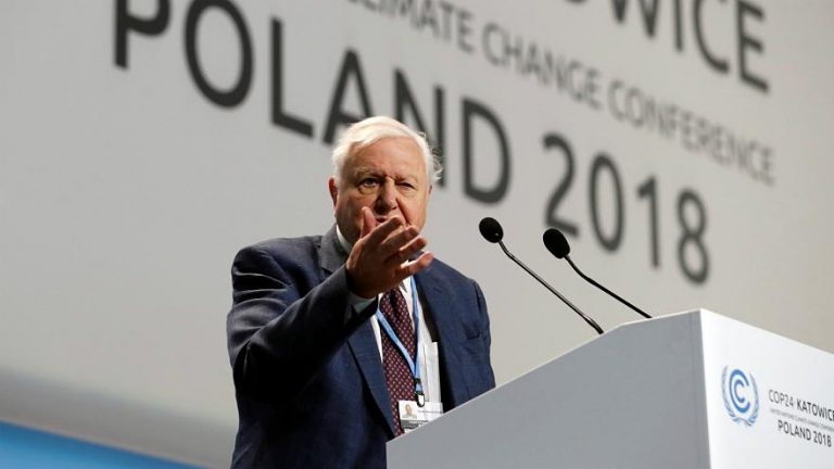 Sir David Attenborough warns of ‘collapse of civilisations’ at COP24 summit