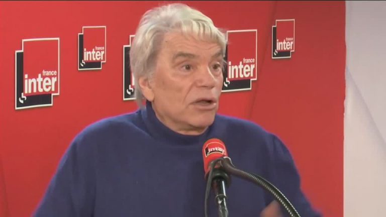 Bernard Tapie au micro de Léa Salamé
