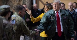 Trump stages visit to Iraq amid mounting crisis over Syria troop withdrawal