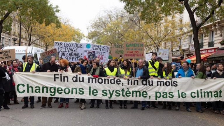 Marche pour le climat et gilets jaunes: quand fin du mois et fin du monde se rejoignent