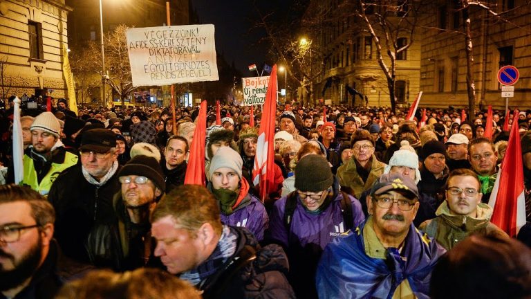 Anti-government protests continue in Hungary