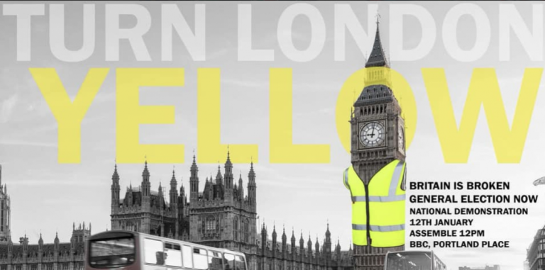 Thousands to gather in London to call for a general election