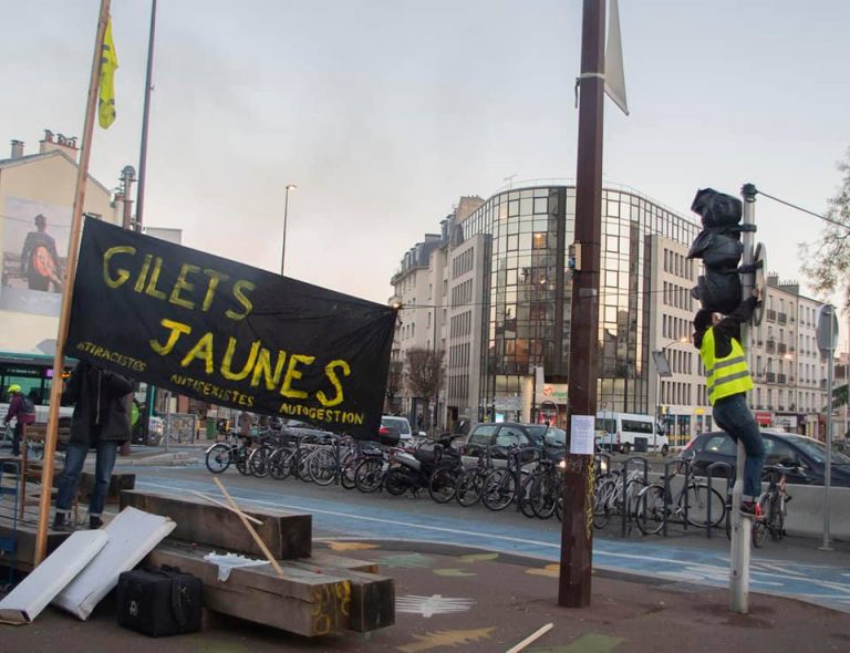 Appel des gilets jaunes de Montreuil