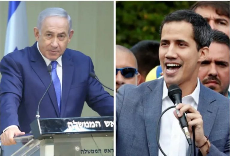 Guaido, citing Holocaust, thanks Netanyahu for recognition