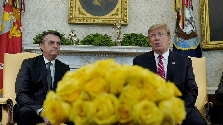 The biggest fraud in all History: “Anti-globaliser”, “Anti-War” Trump wants Brazil into NATO!!!