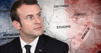 What does Macron hope to accomplish in East Africa?