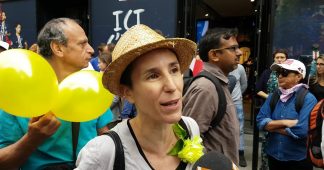 Les gilets jaunes au défilé du 14 juillet sur les Champs-Elysées