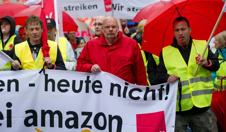 Amazon workers in Europe and North America strike on Prime Day